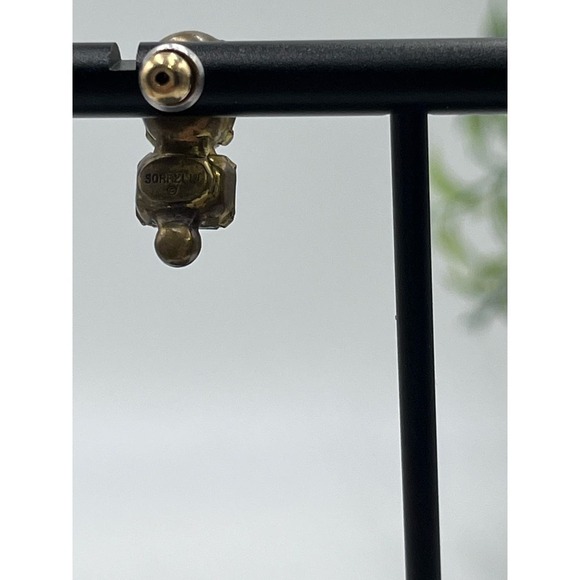 Sorrelli Signed White Opal Crystal Rhinestone drop earrings‎ - Picture 5 of 10